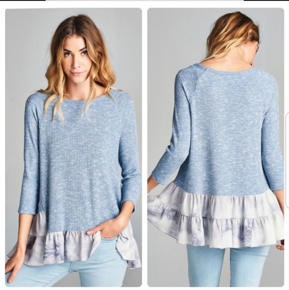 Ribbed knit top